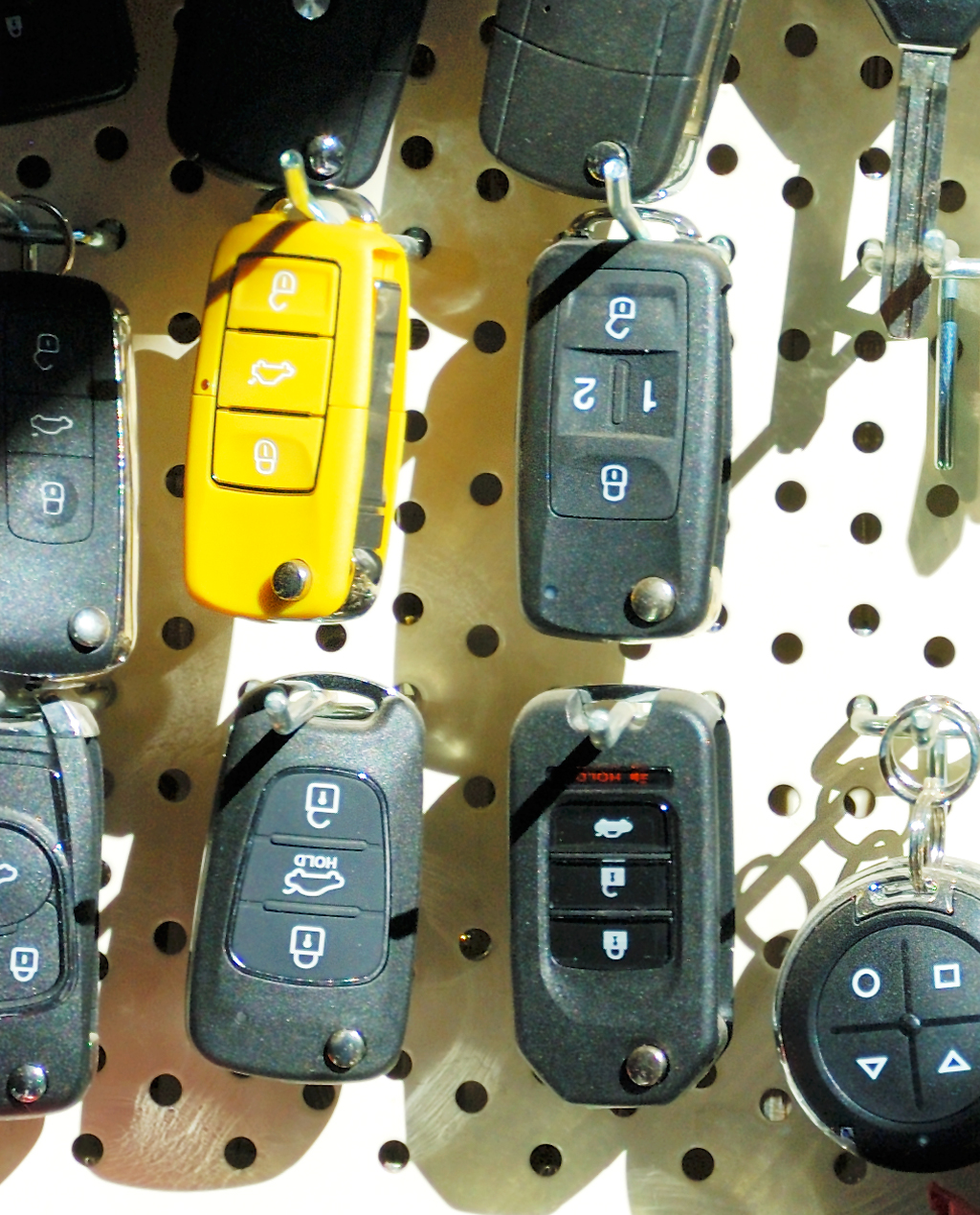Codierte Autoschlüssel